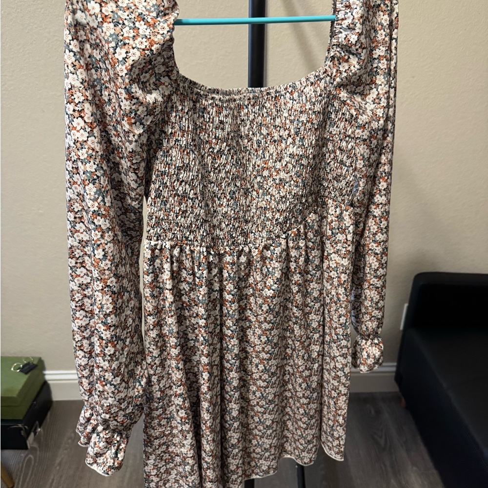 Floral Smocked Women's Top